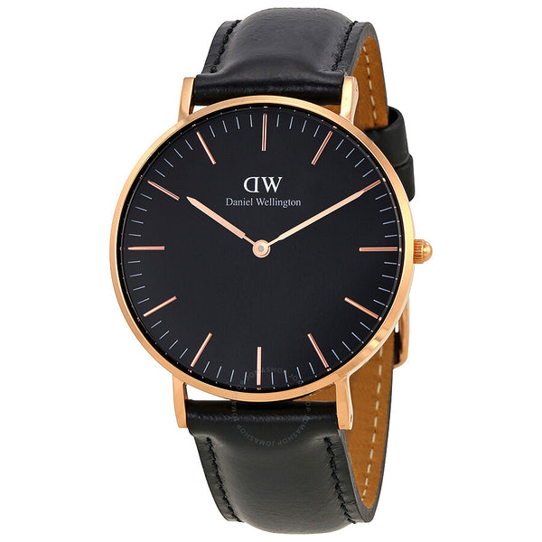 Daniel Wellington Classic Sheffield Black Dial 36MM Watch DW00100139 - The Watches Men & Co