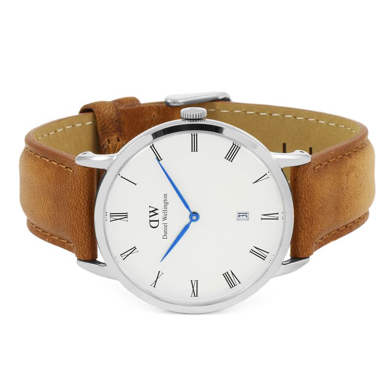 Daniel Wellington Dapper Durham 38mm Men's Silver Watch DW00100116