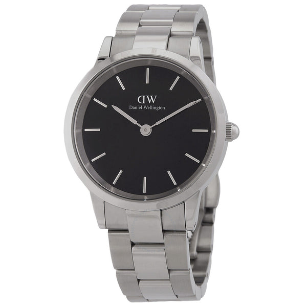 Daniel Wellington Iconic Link Quartz Black Dial Unisex Watch DW00100204 - The Watches Men & Co