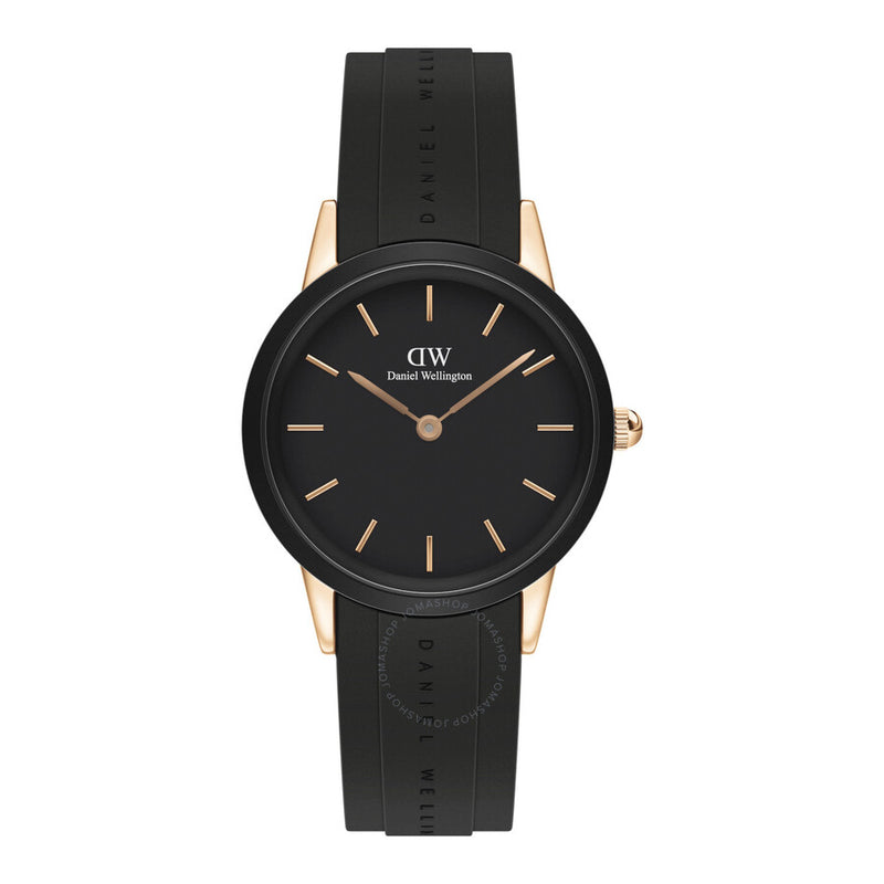 Daniel Wellington Iconic Motion Quartz Black Dial Ladies Watch DW00100426 - The Watches Men & Co