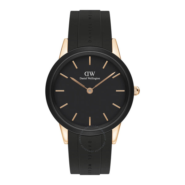 Daniel Wellington Iconic Motion Quartz Black Dial Men's Watch DW00100425 - The Watches Men & Co