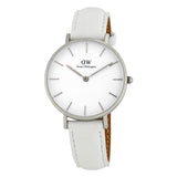 Daniel Wellington White Classic Petite Bondi 32mm Women's Silver Watch DW00100190 - Kiwi Watches