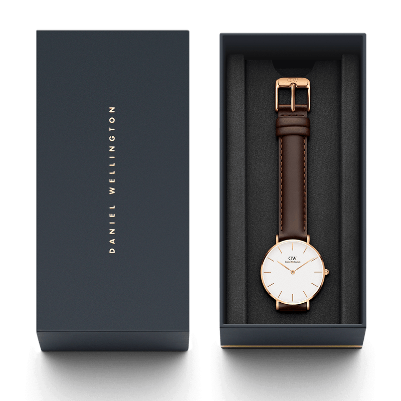 Daniel Wellington Petite Bristol 28mm Women's Gold Watch DW00100171