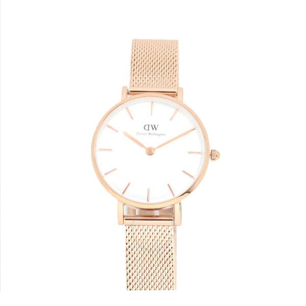 Daniel Wellington Petite Melrose Quartz White Dial Ladies Watch DW00500093 - The Watches Men & Co