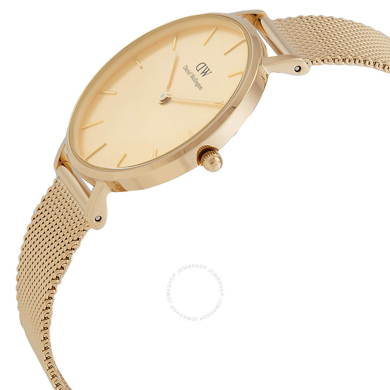 Daniel Wellington Petite Quartz Gold Dial Ladies Watch DW00100474 - The Watches Men & Co #2