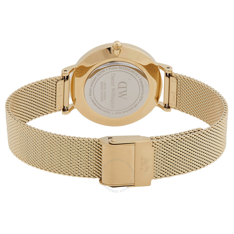 Daniel Wellington Petite Quartz Gold Dial Ladies Watch DW00100474 - The Watches Men & Co #3