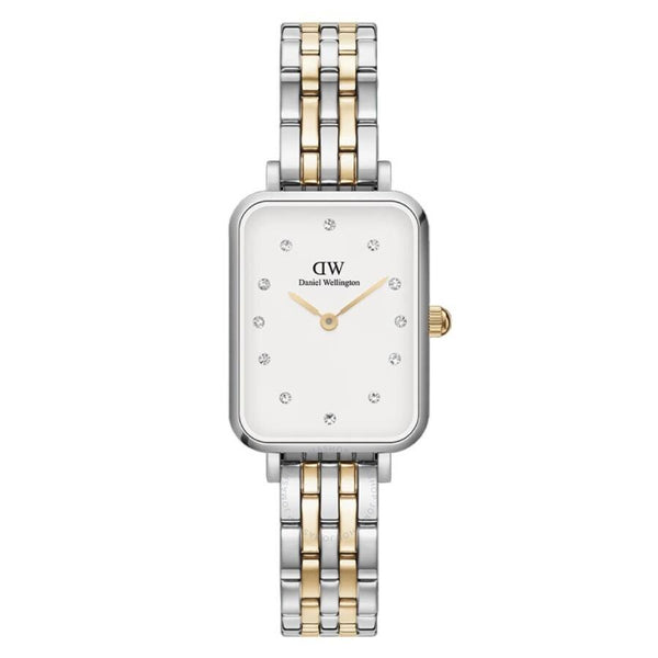 Daniel Wellington Quadro Lumine Quartz Crystal Ladies Watch DW00100625 - The Watches Men & Co