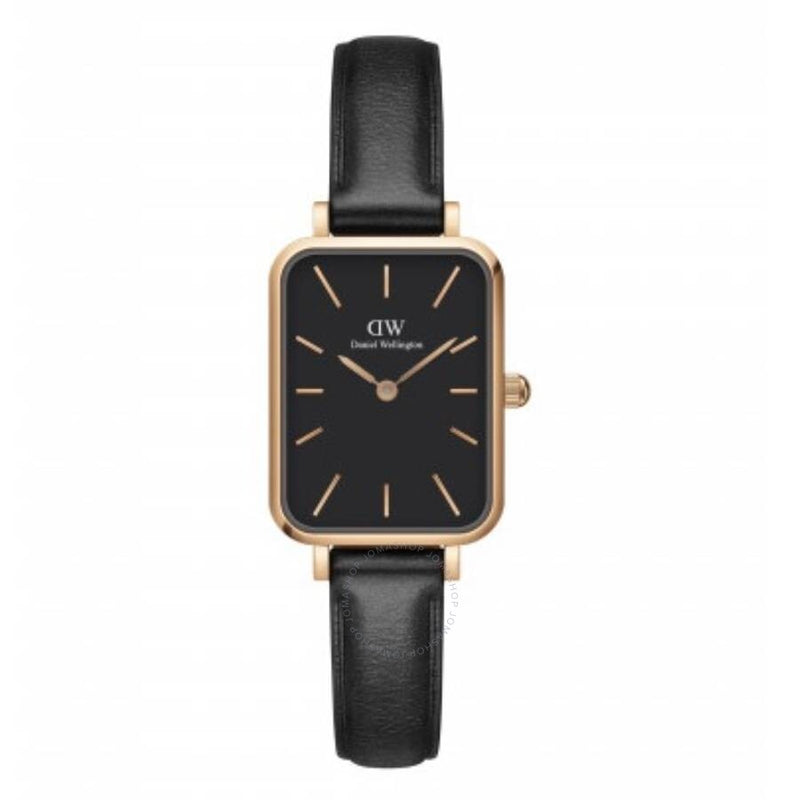 Daniel Wellington Quadro Quartz Black Dial Ladies Watch DW00100435 - The Watches Men & Co