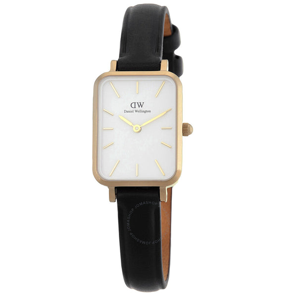 Daniel Wellington Quadro Quartz Eggshell White Dial Ladies Watch DW00100559 - The Watches Men & Co