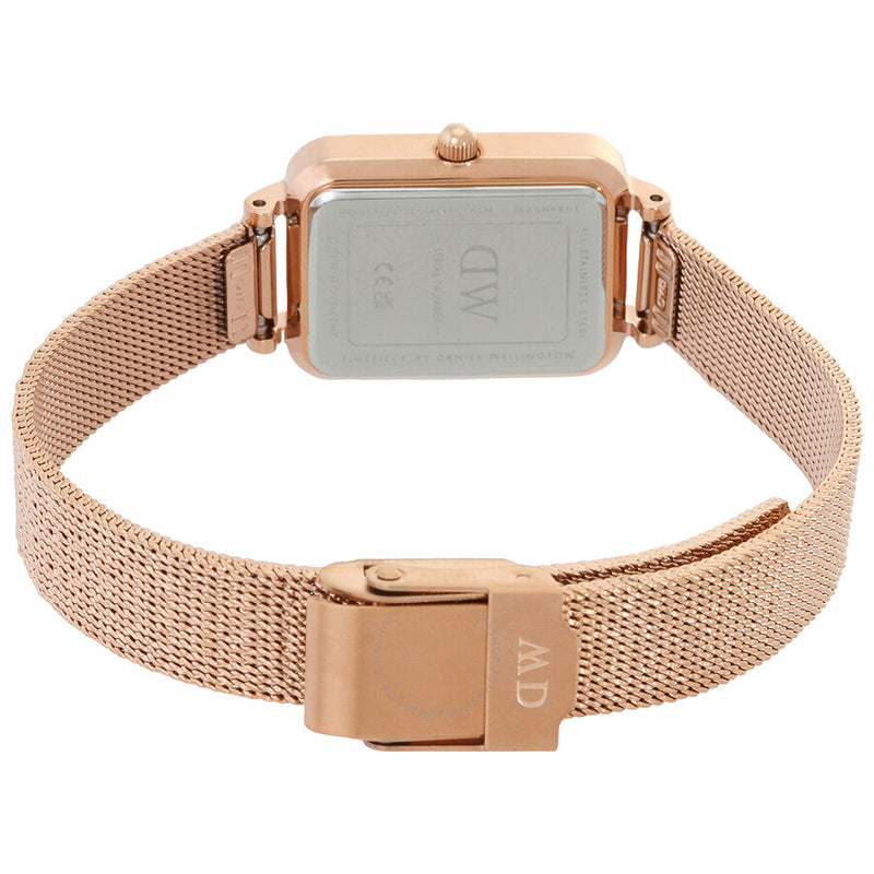 Daniel Wellington Quadro Quartz Rose Gold Dial Ladies Watch DW00100484 - The Watches Men & Co #3