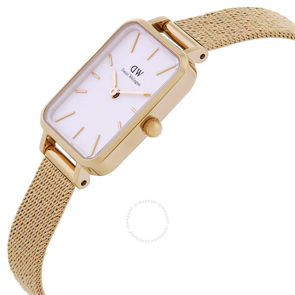 Daniel Wellington Quadro Quartz White Dial Ladies Watch DW00100556 - The Watches Men & Co #2