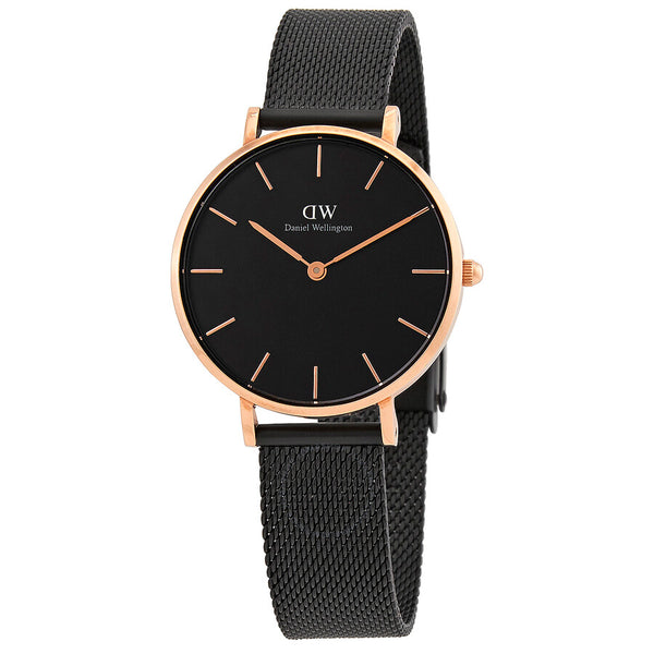 Daniel Wellington Quartz Black Dial Ladies Watch DW00100201 - The Watches Men & Co