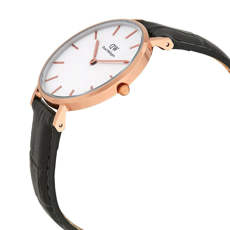 Daniel Wellington White Classic Petite Reading 32mm Women's Gold Watch DW00100173 - Kiwi Watches