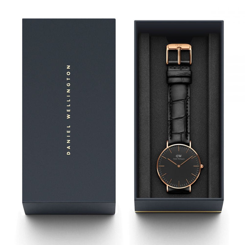 Daniel Wellington Reading 36mm Women's Gold Watch DW00100141