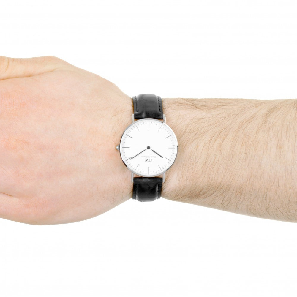 Daniel Wellington Reading 36mm Women's Silver Watch DW00100058