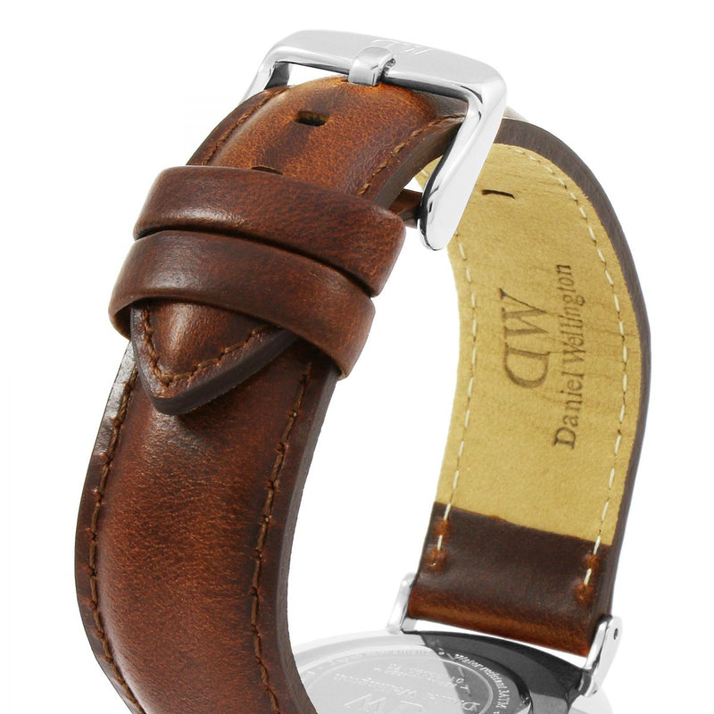 Daniel Wellington White Classic St Mawes 40mm Men's Silver Watch DW00100021 - Kiwi Watches