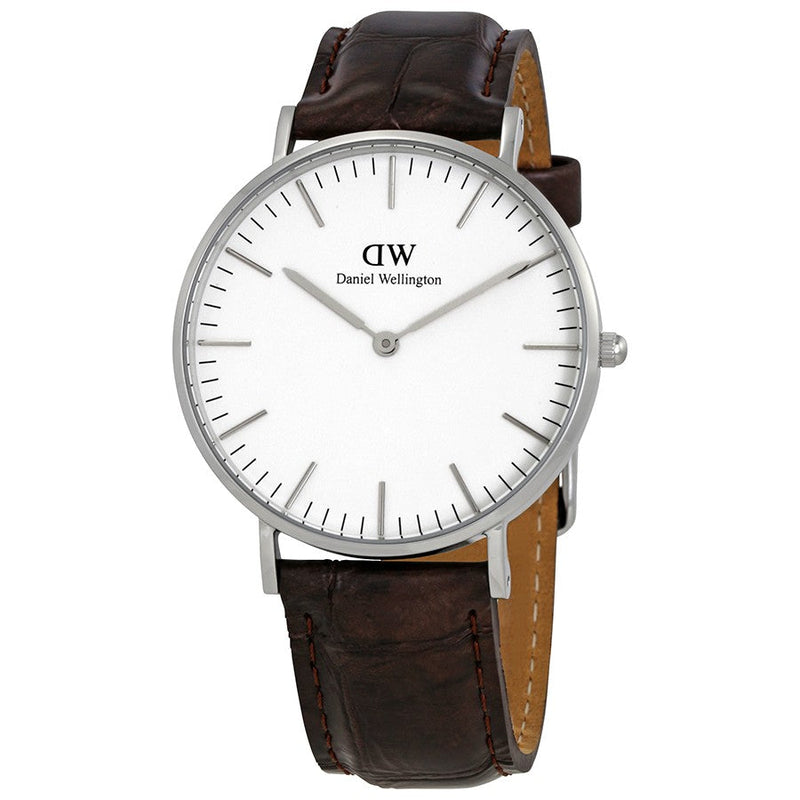 Daniel Wellington Classic York 36mm Women's Silver Watch