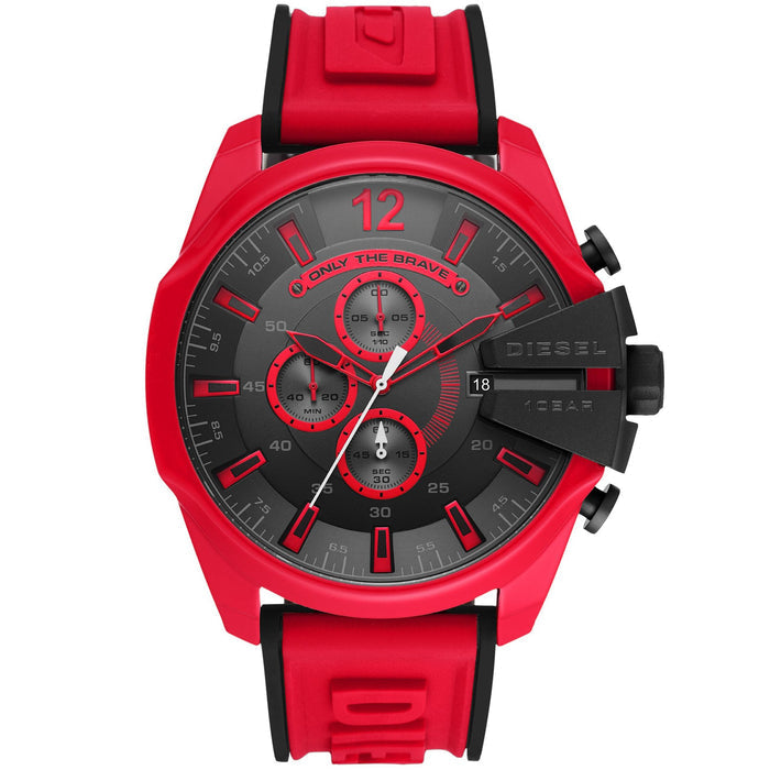 Diesel Mega Chief Red Watch DZ4526 (DEFECT)