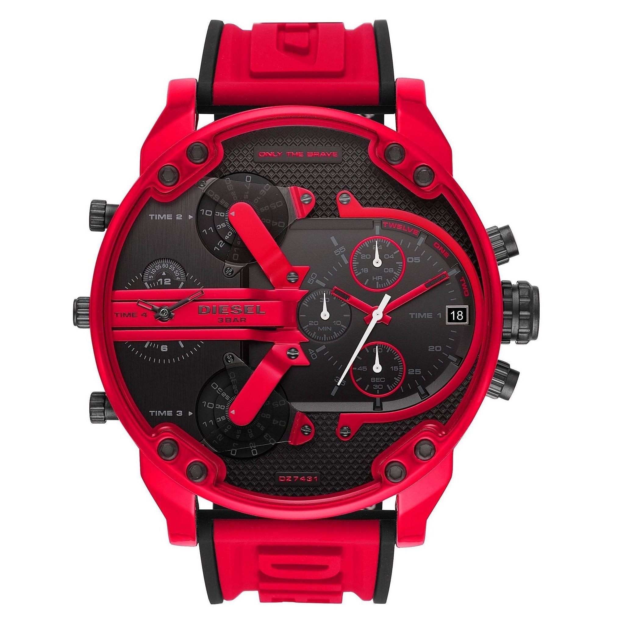Diesel Big Daddy 2.0 Men’s Red Watch DZ7431 - Watch