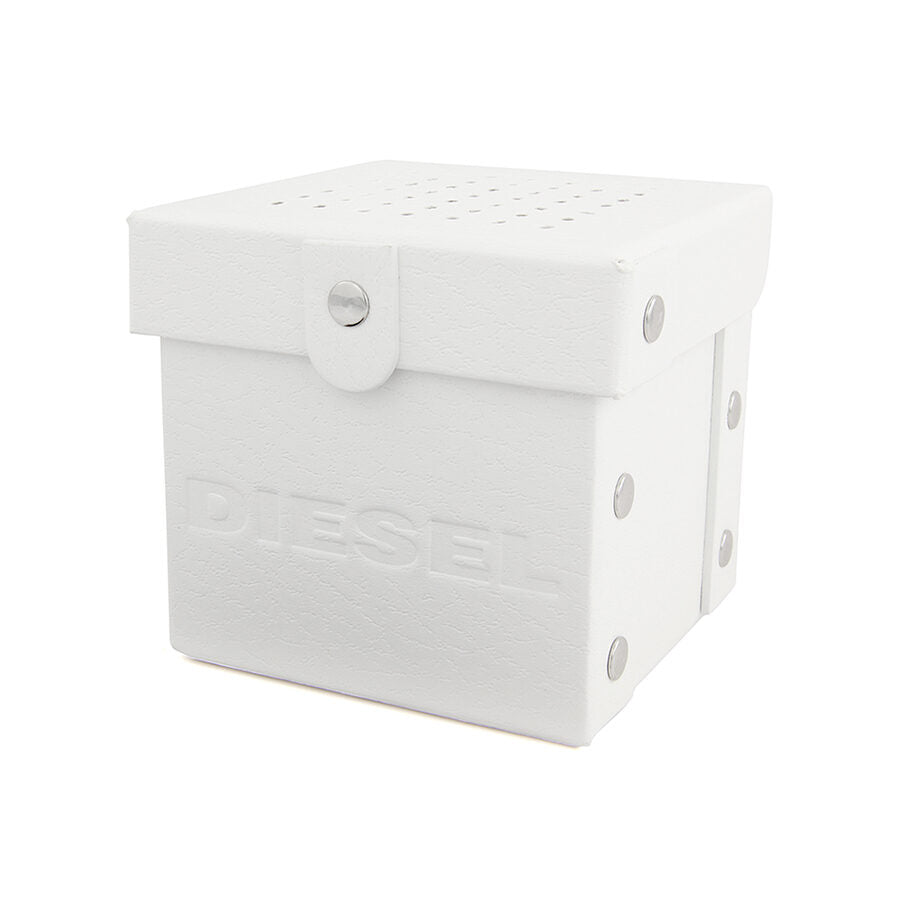 Diesel Chronograph Black Dial Black Leather Men's Watch #DZ4291 - The Watches Men & CO #4