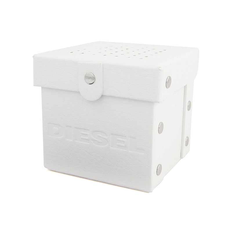 Diesel Chronograph Black Dial Black Leather Men's Watch #DZ4291 - The Watches Men & CO #4