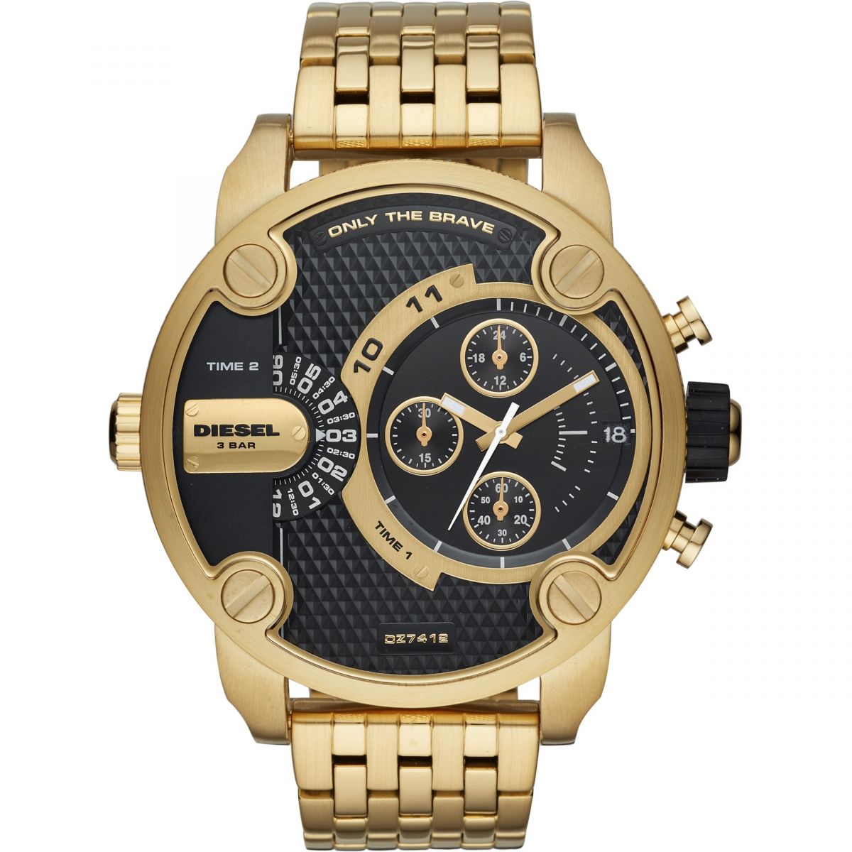 Diesel Little Daddy Chronograph Quartz Black Dial Men’s Watch DZ7412 - Watch