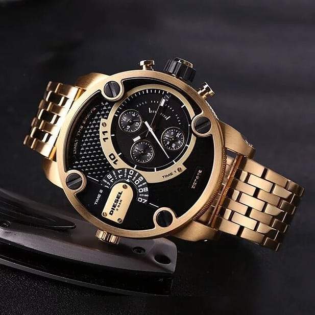 Diesel Little Daddy Chronograph Quartz Black Dial Men’s Watch DZ7412 - Watch