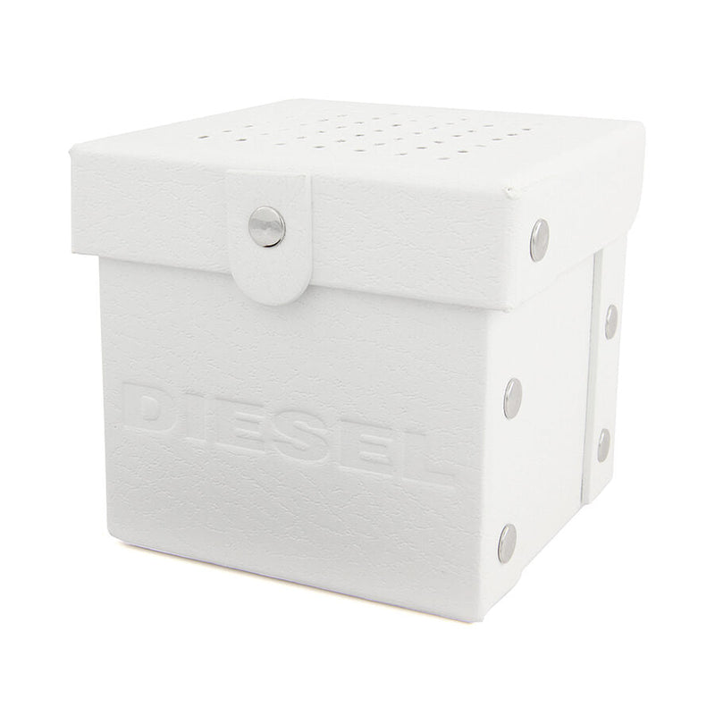 Diesel Mega Chief Black Dial Brown Leather Men's Quartz Watch #DZ4343 - The Watches Men & CO #4