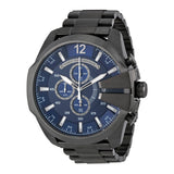 Diesel  Mega Chief Chronograph Blue Dial Men's Watch #DZ4329 - The Watches Men & CO