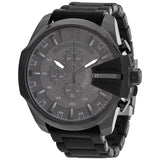 Diesel Mega Chief Chronograph Quartz Black Dial Men's Watch DZ4486 - BigDaddy Watches