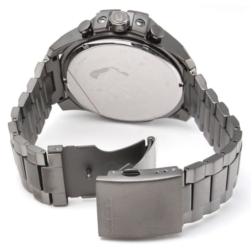 Diesel Mega Chief Men’s Chronograph Gunmetal Stainless Steel Watch DZ4421 DZ4421 - Image 7