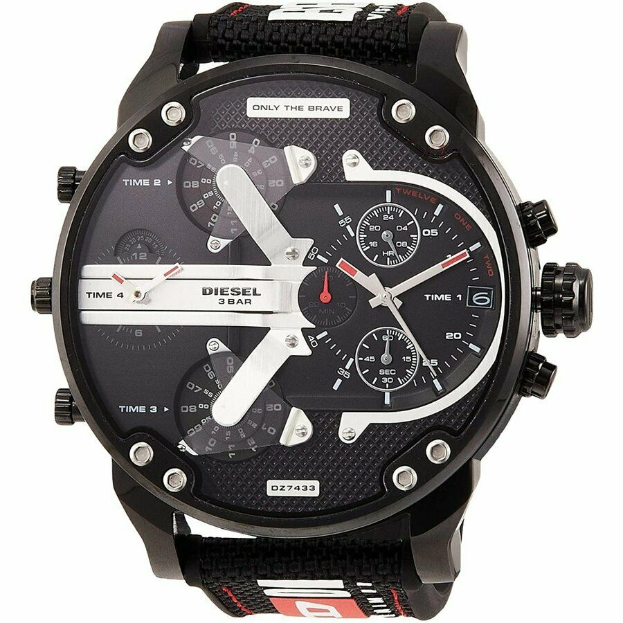Diesel Mr. Daddy 2.0 Chronograph Quartz Black Dial Men’s Watch DZ7433 - Watch