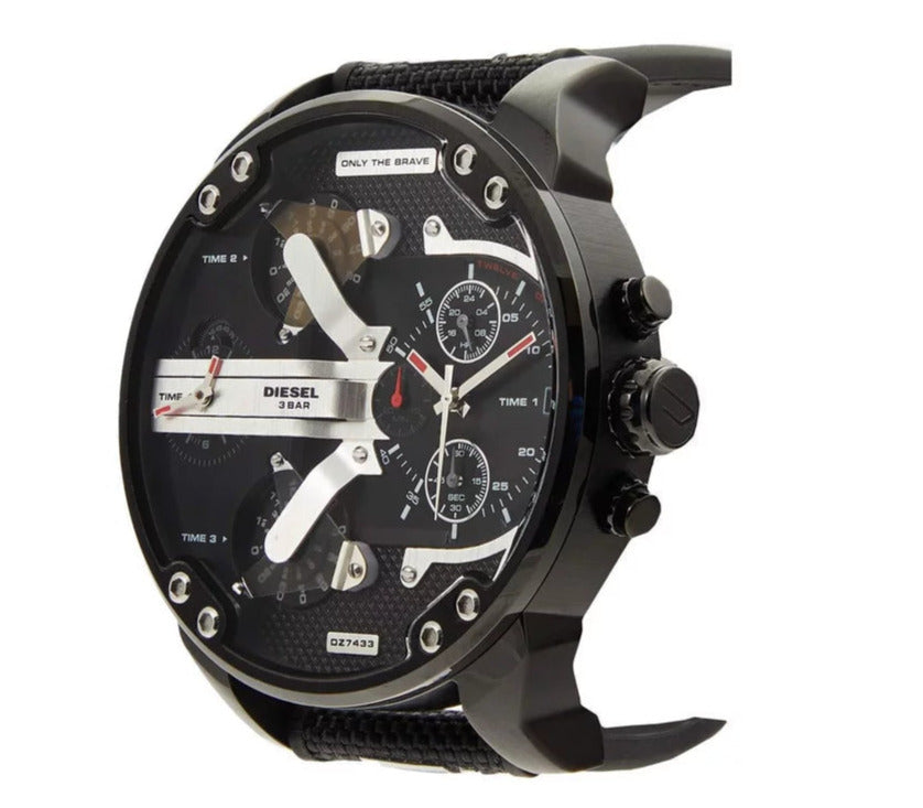 Diesel Mr. Daddy 2.0 Chronograph Quartz Black Dial Men’s Watch DZ7433 - Watch