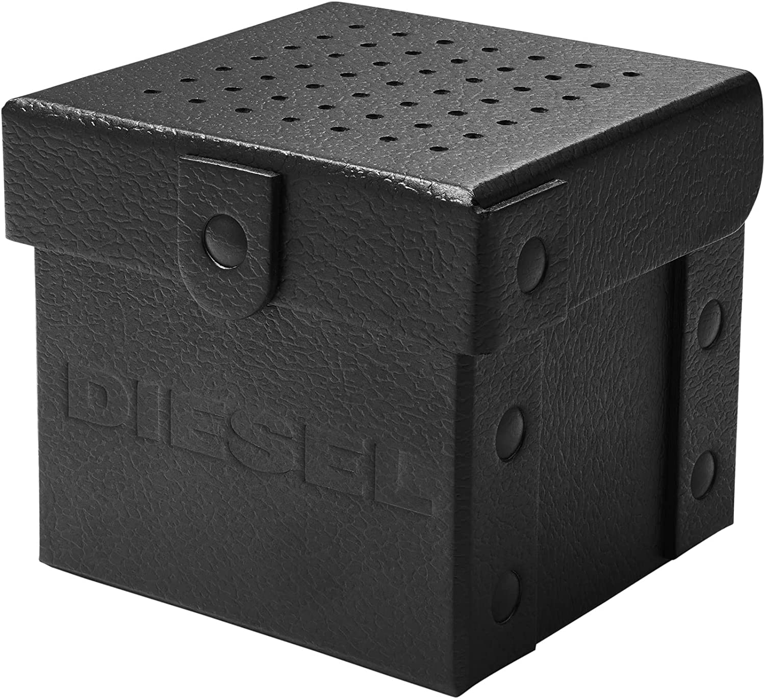 Diesel Mr. Daddy 2.0 watch packaging box with perforated design