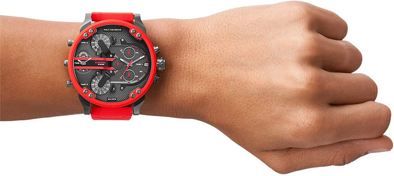 Diesel Mr. Daddy 2.0 Gunmetal Dial Quartz Men’s Watch DZ7370 - Watch