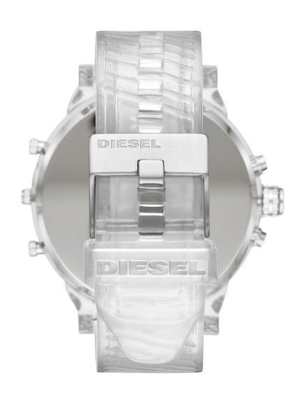 Diesel Mr Daddy 2.0 Quad Zone Clear Silicone/Nylon Chronograph Watch BNWT DZ7427 - Watch