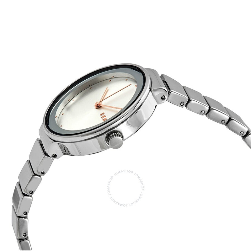 DKNY Astoria Quartz Silver Dial Stainless Steel Ladies Watch NY2694 - The Watches Men & Co #2