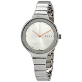 DKNY Astoria Quartz Silver Dial Stainless Steel Ladies Watch NY2694 - The Watches Men & Co