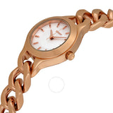 DKNY Chambers White Pearlized Dial Rose Gold-tone Ladies Watch NY2214 - The Watches Men & Co #2