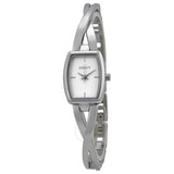 DKNY Crosswalk White Dial Stainless Steel Ladies Watch NY2234 - The Watches Men & Co