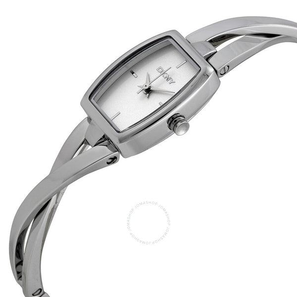 DKNY Crosswalk White Dial Stainless Steel Ladies Watch NY2234 - The Watches Men & Co #2