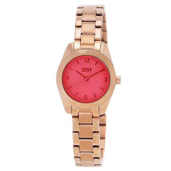 DKNY Nolita Quartz Pink Dial Ladies Watch NY6650 - The Watches Men & Co