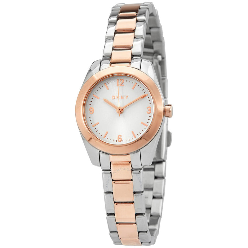 Dkny Nolita Stainless Steel Quartz Silver Dial Ladies Watch NY2923 - The Watches Men & Co