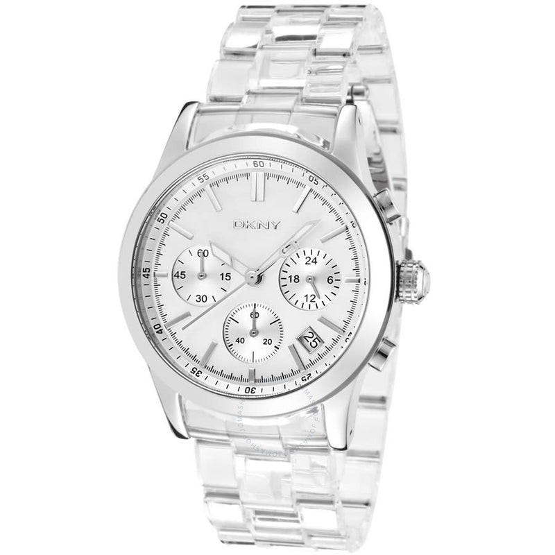 DKNY Plastic Mother of Pearl Dial Ladies Watch NY8059 - The Watches Men & Co