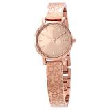 DKNY Quartz Rose Dial Ladies Watch NY2884 - The Watches Men & Co