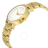 DKNY Soho White Dial Yellow Gold-tone Ladies Watch NY2343 - The Watches Men & Co #2