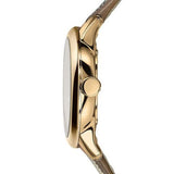 Burberry Women’s Swiss Made Leather Strap Gold Dial Women's Watch BU10114 - The Watches Men & CO #2
