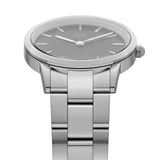 Daniel Wellington Black Iconic Link 32mm Ladies Silver Watch DW00100206