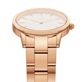 Daniel Wellington White Iconic Link 28mm Ladies Gold Watch DW00100213