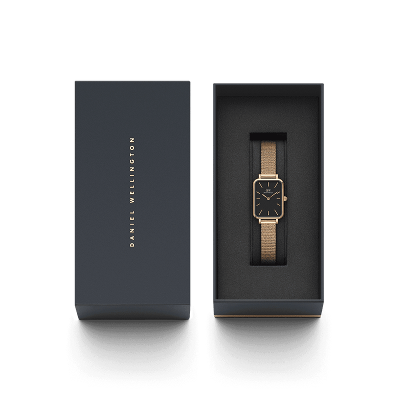 Daniel Wellington Quadro Pressed Melrose 20x26mm Women's Watch DW00100432